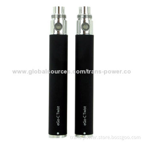 Electronic cigarette ego twist battery with 650/900/1100mAh